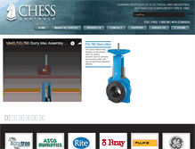 Tablet Screenshot of chesscontrols.com